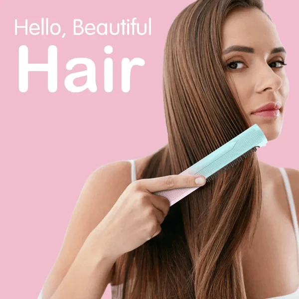Portable Cordless Hair Straightening Brush - Image 3