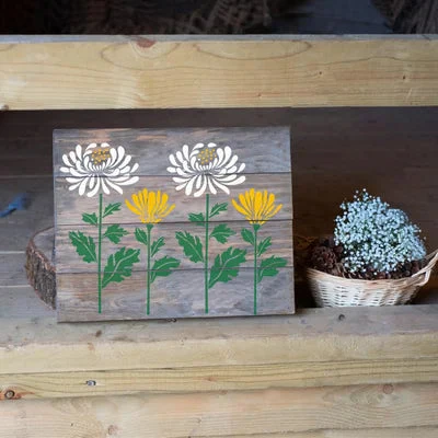 🔥DIY decoration🌻-Garden Fence Large Flower Stencils - Image 15