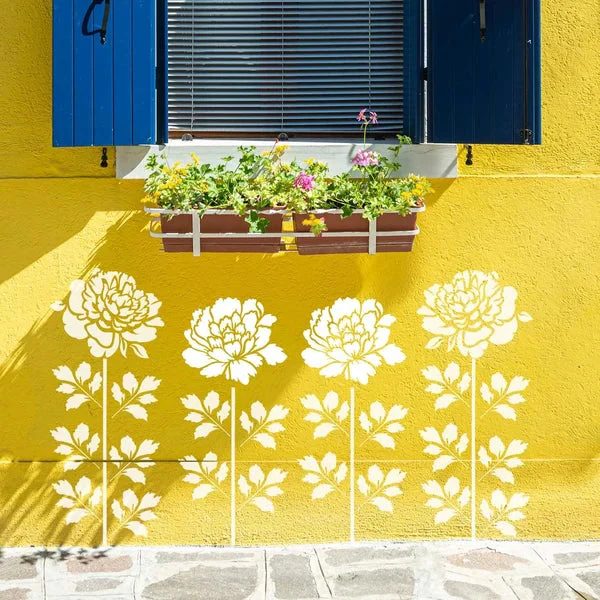 🔥DIY decoration🌻-Garden Fence Large Flower Stencils - Image 7