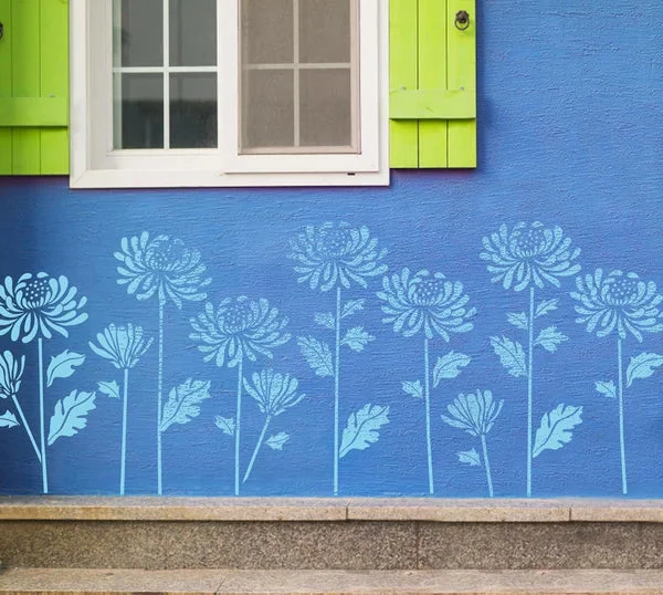🔥DIY decoration🌻-Garden Fence Large Flower Stencils - Image 9