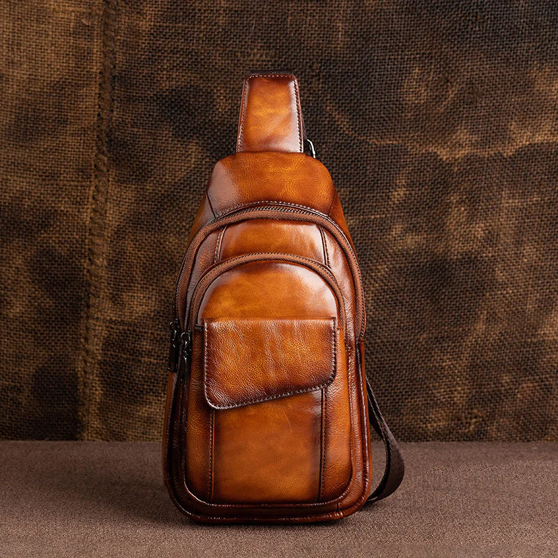Genuine leather chest cladding, high-end, fashionable and individual - Image 2