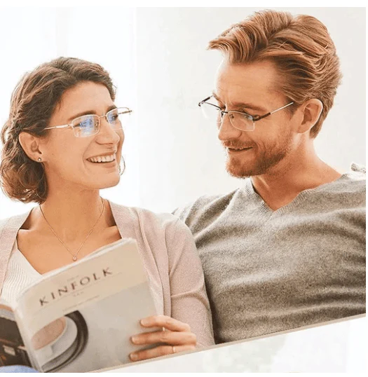 NEW DIAMOND-CUT BIFOCAL PROGRESSIVE & ANTI-BLUE EYEWEAR ULTRALIGHT READING GLASSES - Image 7