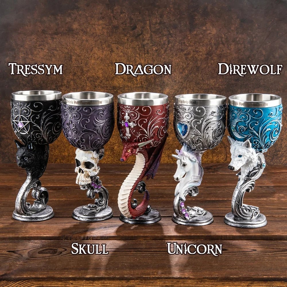 Magic Style Stainless Steel Decorative Goblet - Image 10