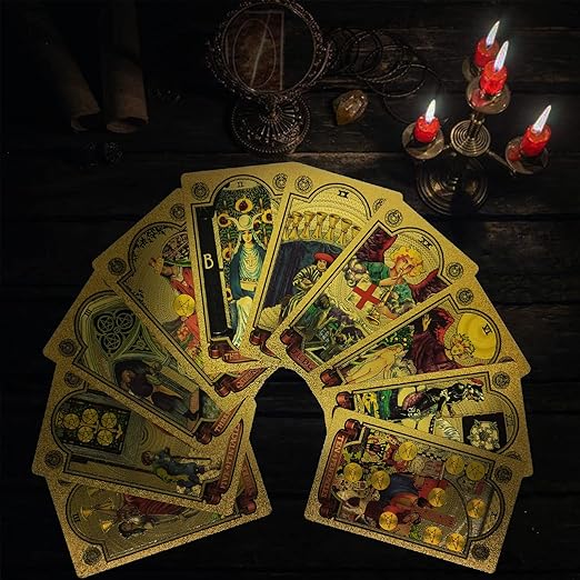 🔥Explore the Mystical World of Tarot Gold Foil Tarot (Buy 2 Free Shipping) - Image 20