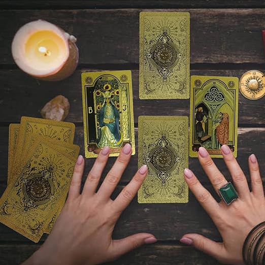 🔥Explore the Mystical World of Tarot Gold Foil Tarot (Buy 2 Free Shipping) - Image 5