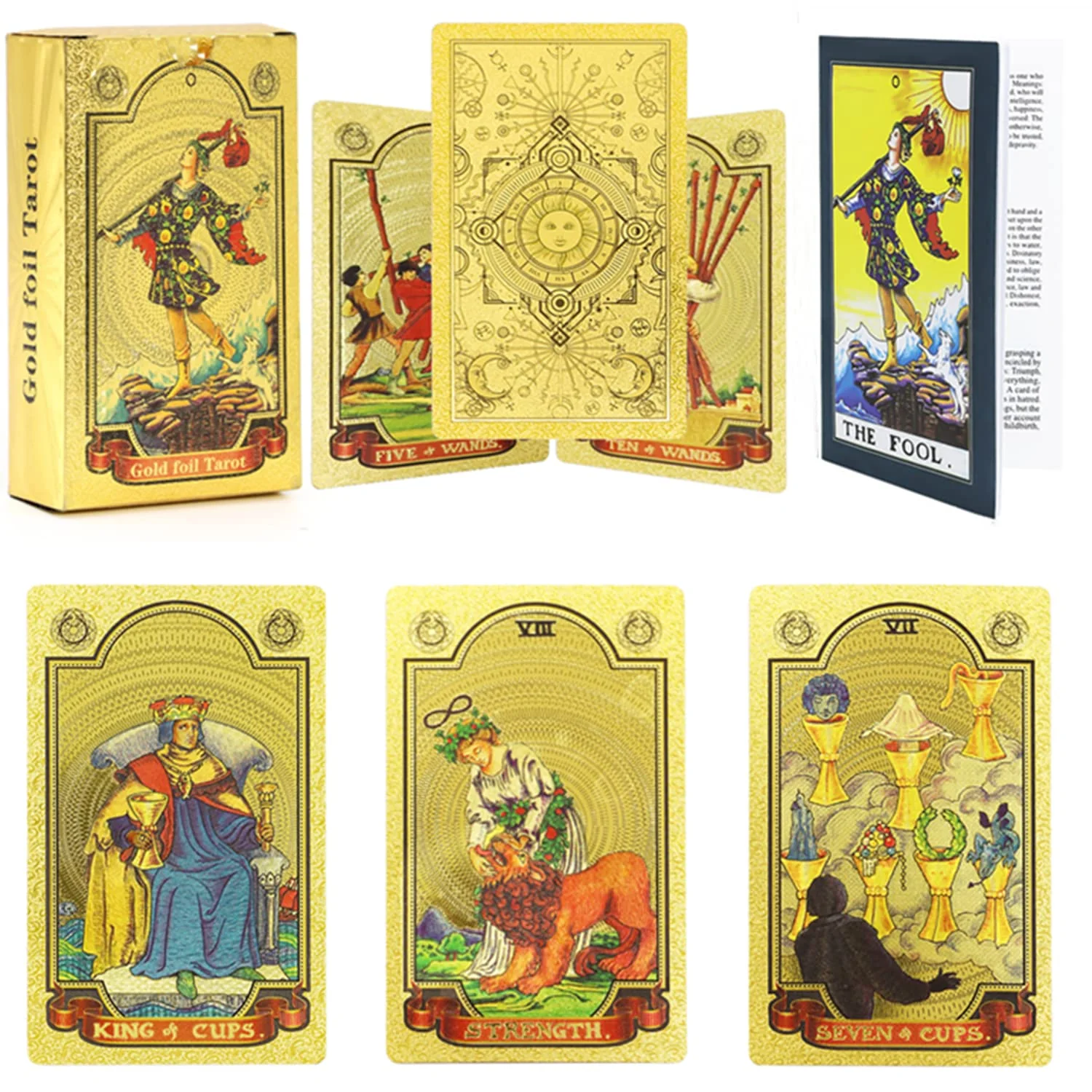 🔥Explore the Mystical World of Tarot Gold Foil Tarot (Buy 2 Free Shipping) - Image 7
