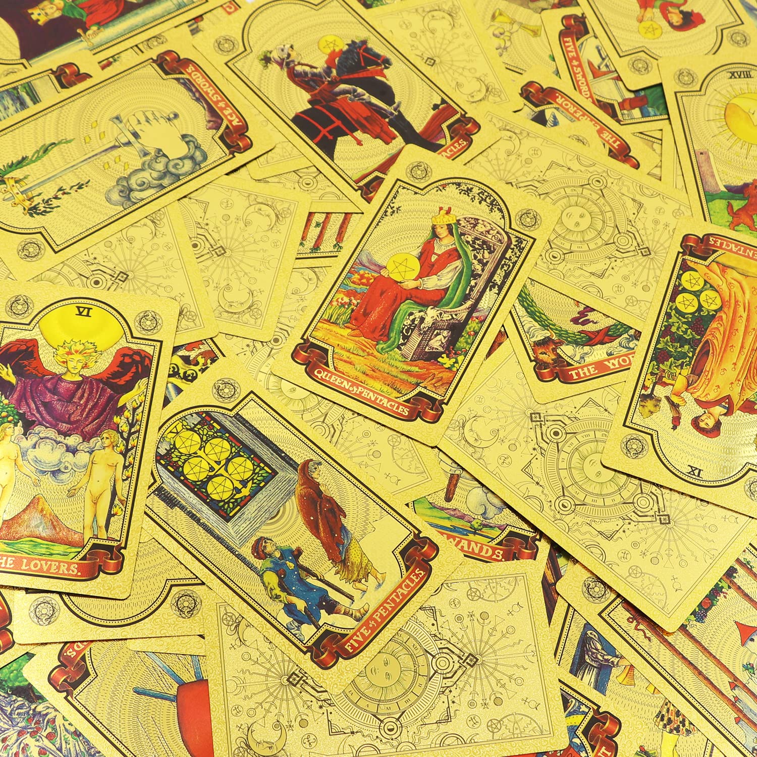 🔥Explore the Mystical World of Tarot Gold Foil Tarot (Buy 2 Free Shipping) - Image 9