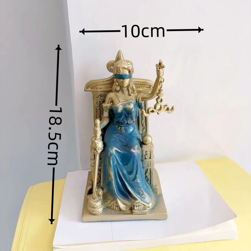 Greek goddess of justice and fairness indoor ornaments home creative decoration desktop ornaments study office - Image 3