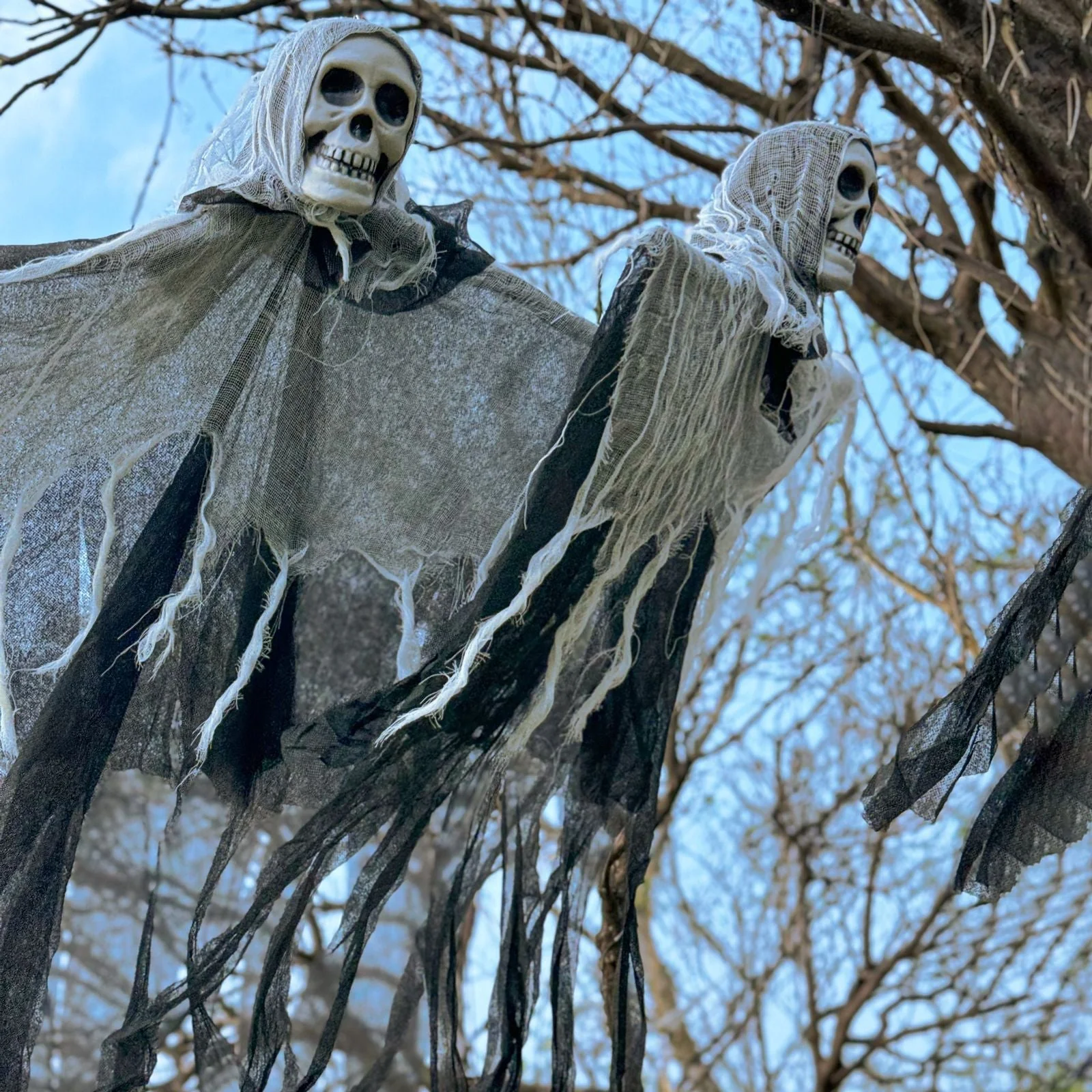 Halloween Fabric Skull Decorative Lamp - Image 3
