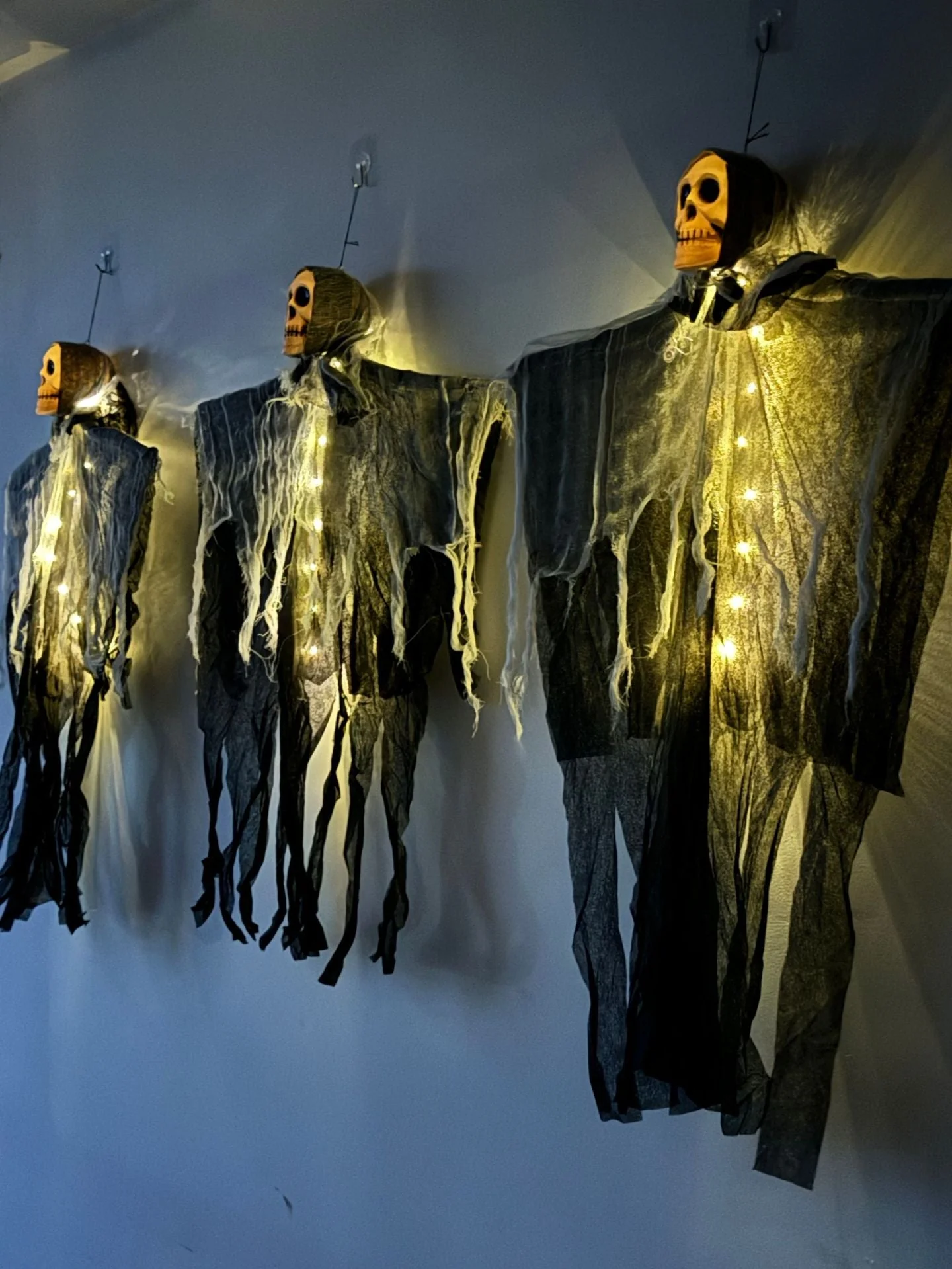 Halloween Fabric Skull Decorative Lamp - Image 4