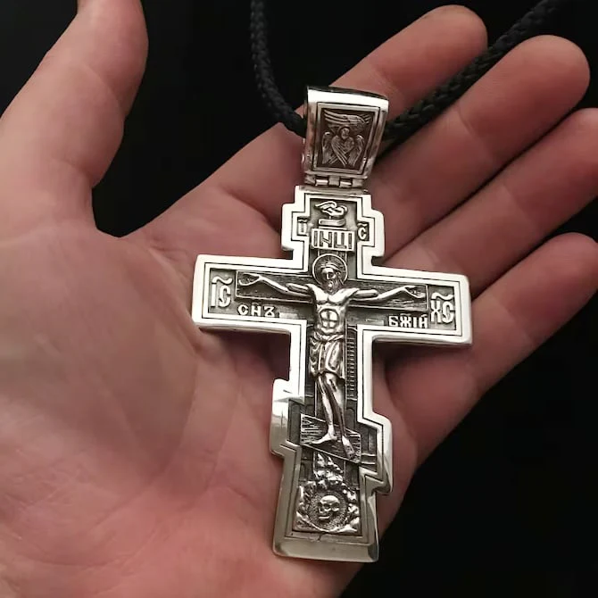 Handmade Jesus Crucifix Pendant - Image 2