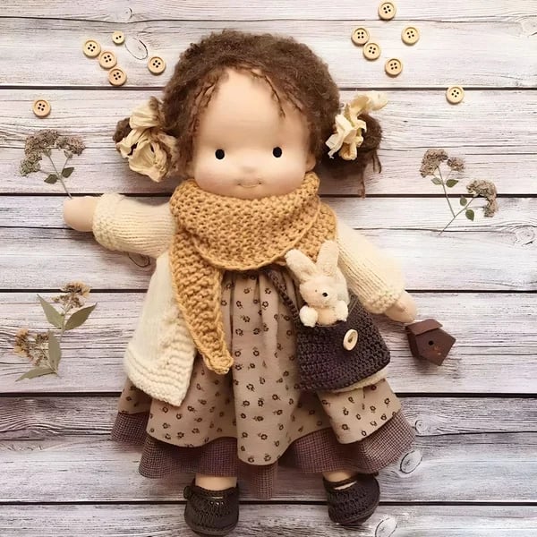 Handmade Waldorf Doll - Image 9
