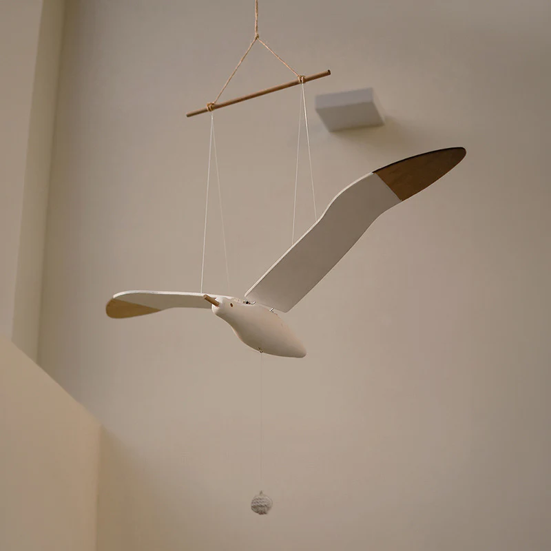 Handmade Wooden Seagull Hanging Ornament - Image 11