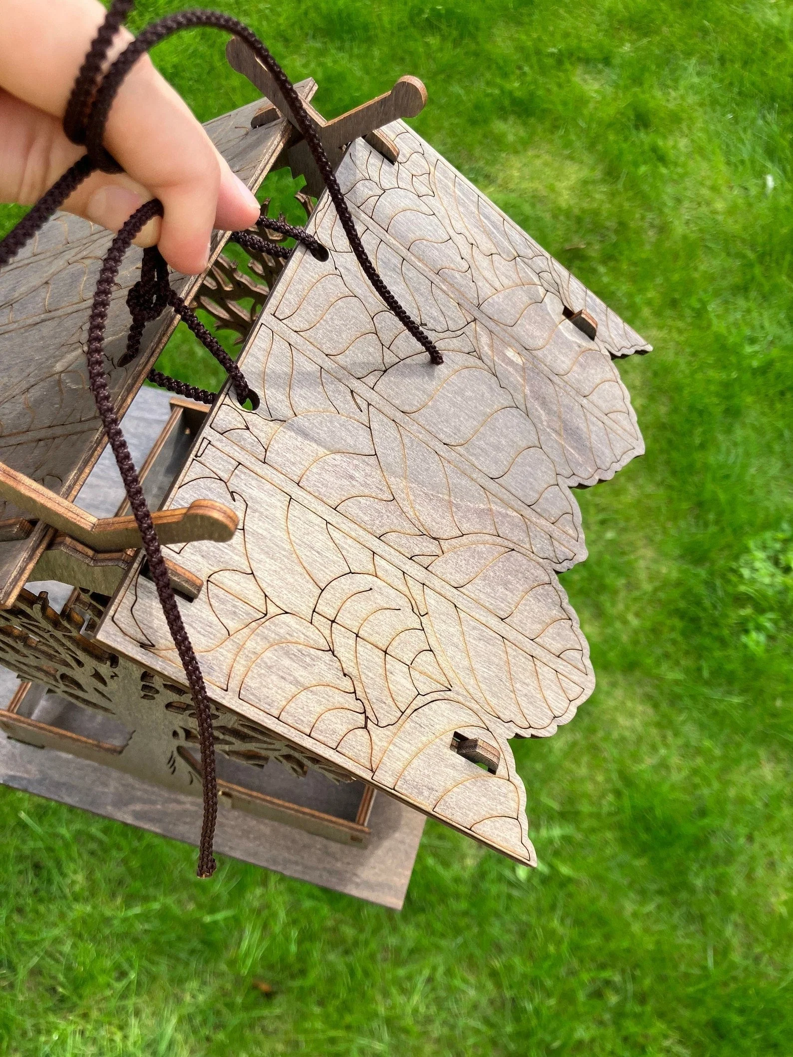 Hanging Wood Bird Houses - Image 10