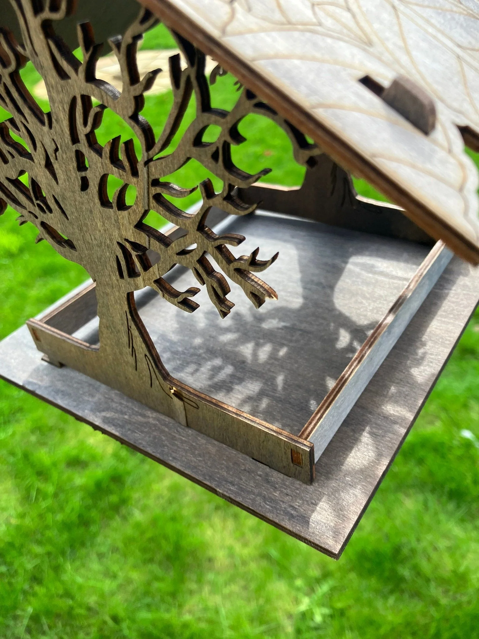Hanging Wood Bird Houses - Image 12