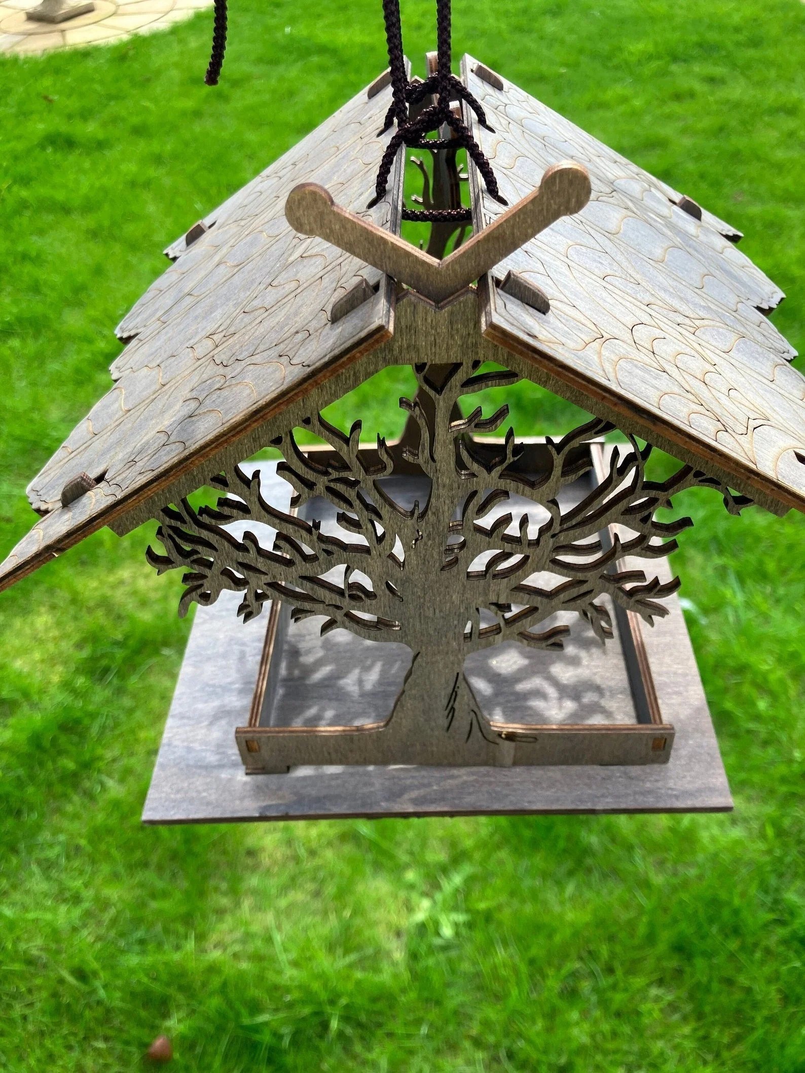 Hanging Wood Bird Houses - Image 2