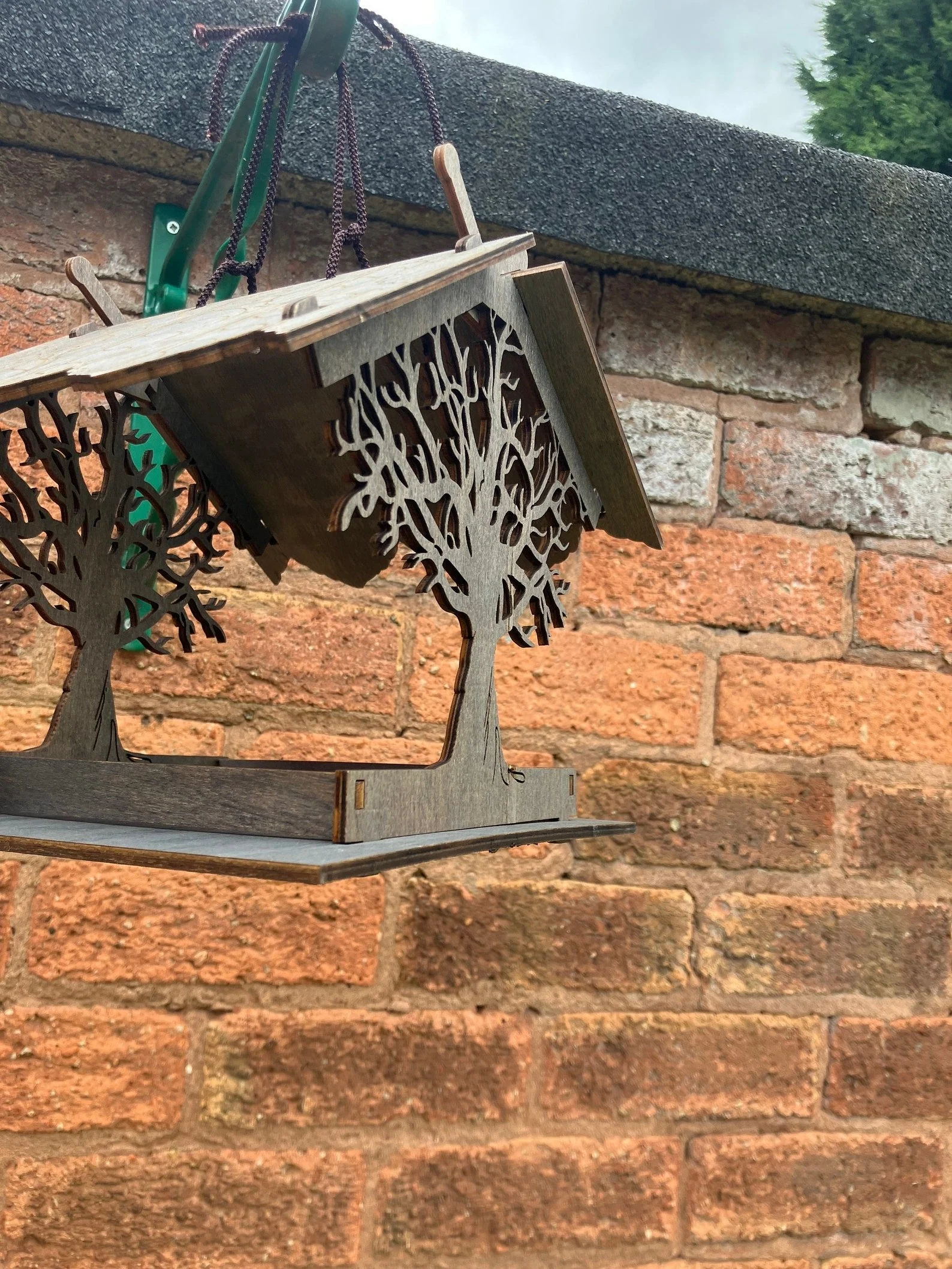 Hanging Wood Bird Houses - Image 5