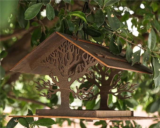 Hanging Wood Bird Houses - Image 8