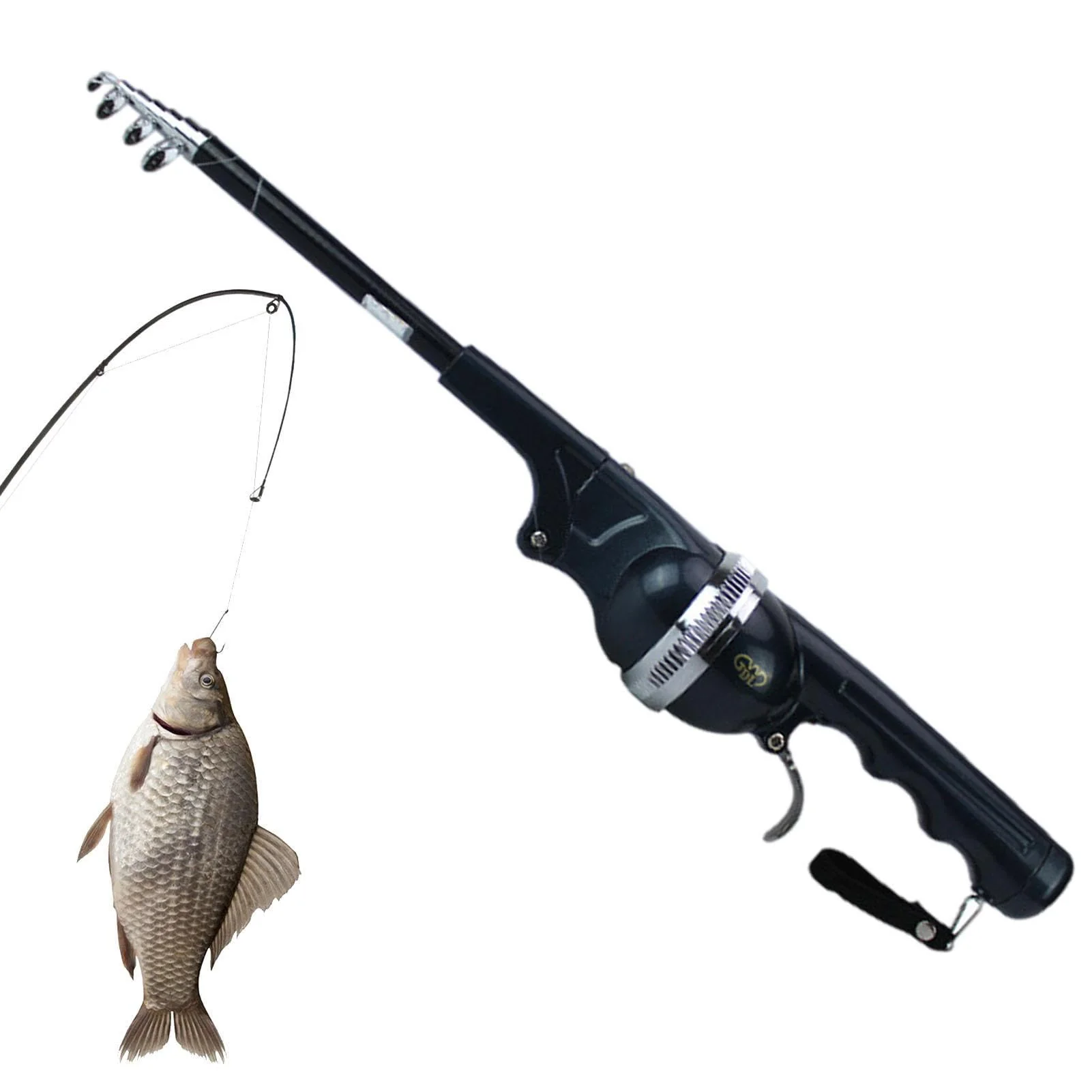 High Quality Folding Fishing Rod With Line Portable Pocket Throwing Rock Telescopic And Reel - Image 3