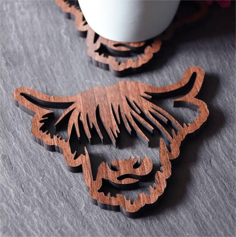 🐂Highland Cow Coaster - Image 4