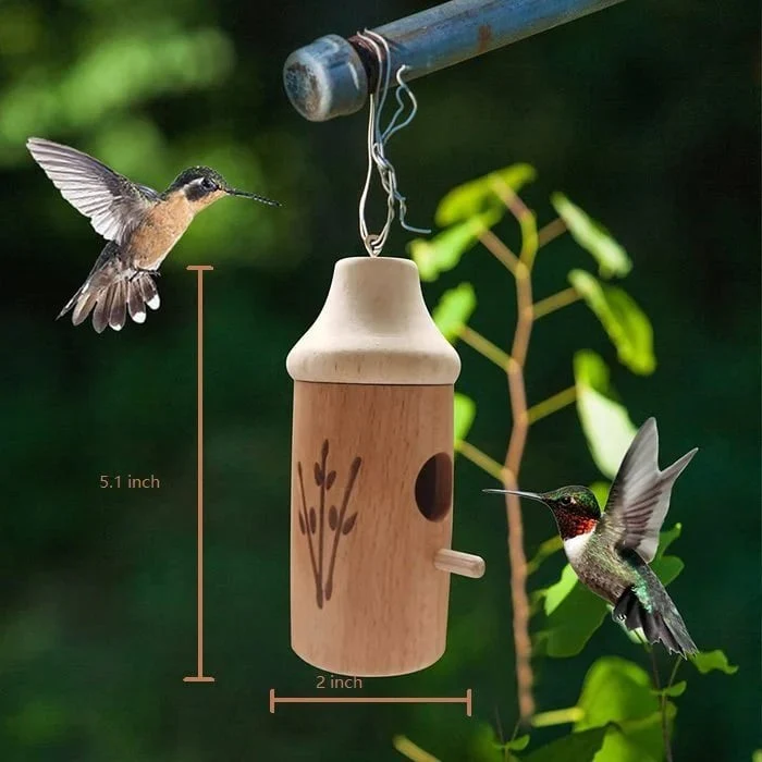 💕Wooden Hummingbird House-Gift for Nature Lovers - Image 2