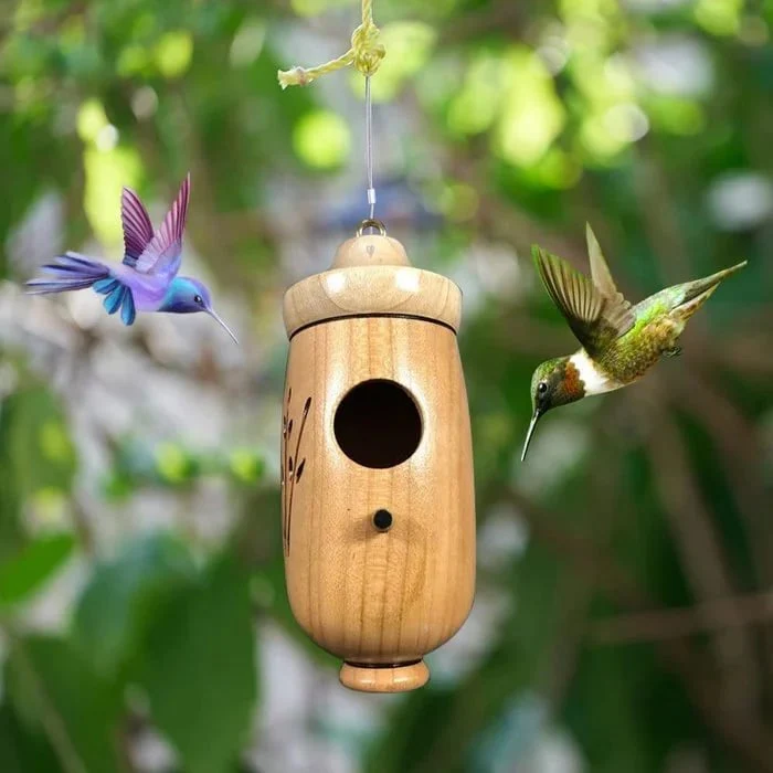 💕Wooden Hummingbird House-Gift for Nature Lovers - Image 3