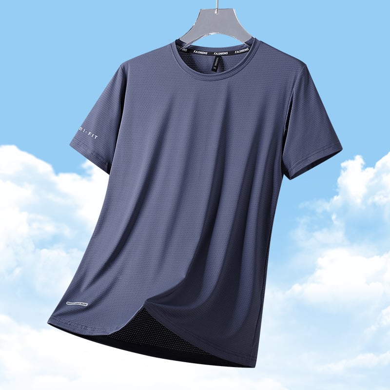 SUMMER HOT SALE - 49% OFFIce Silk Round Neck T-Shirt - Image 10