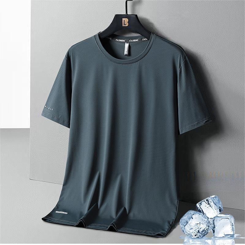 SUMMER HOT SALE - 49% OFFIce Silk Round Neck T-Shirt - Image 6