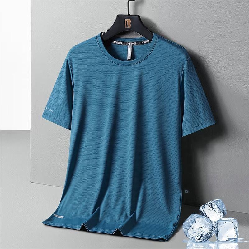 SUMMER HOT SALE - 49% OFFIce Silk Round Neck T-Shirt - Image 7