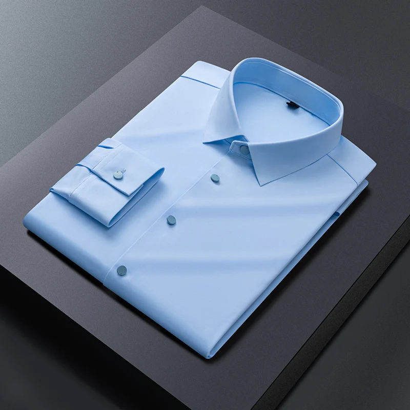 Ice Silk Seamless Stretch Shirt - Image 3