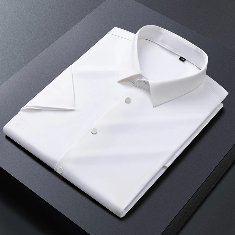 Ice Silk Seamless Stretch Shirt - Image 5