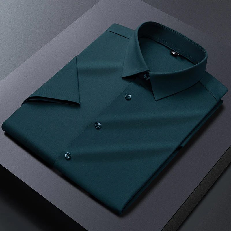 Ice Silk Seamless Stretch Shirt - Image 7