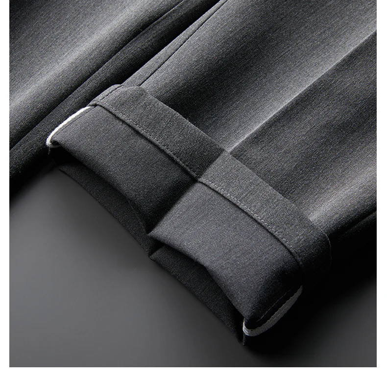Korean style slim fit suit pants, no ironing - Image 3