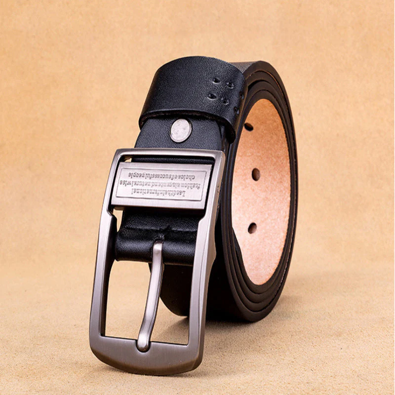 [Practical gift for him] Men's business leather belt - Image 3
