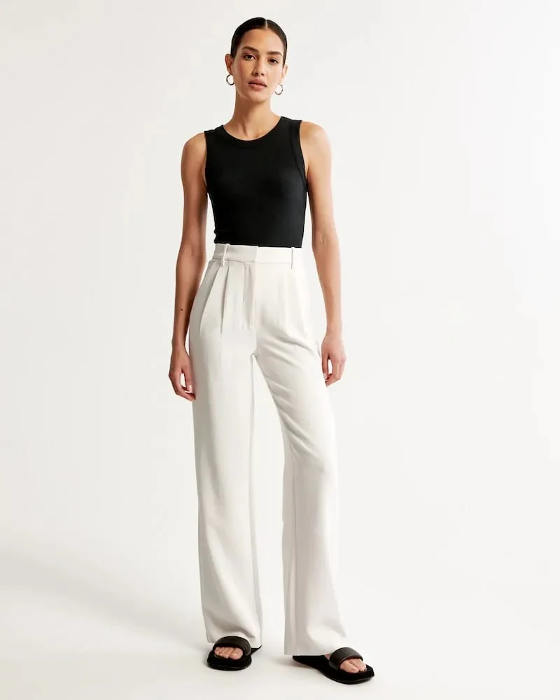 Lightweight Tailored Wide Leg Pants (Buy 2 Free Shipping) - Image 10