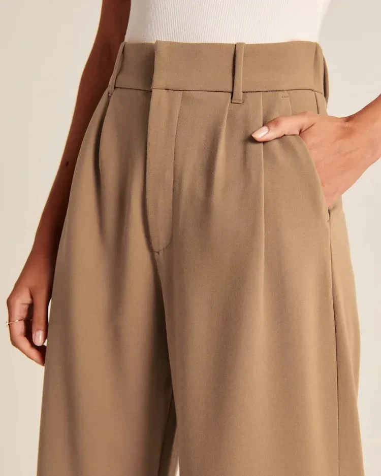 Lightweight Tailored Wide Leg Pants (Buy 2 Free Shipping) - Image 19