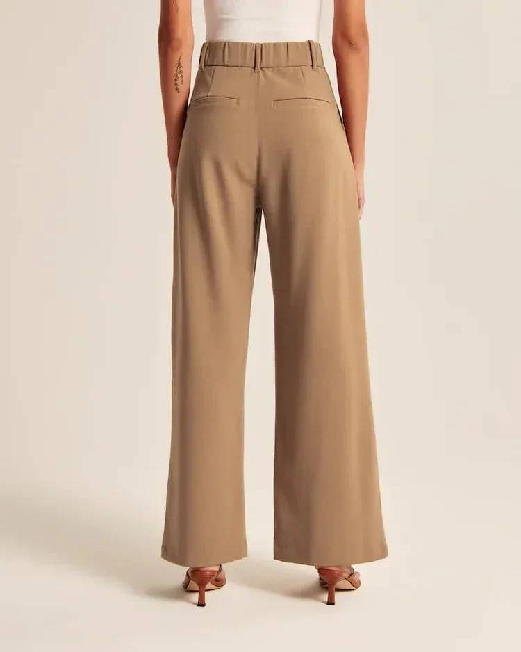 Lightweight Tailored Wide Leg Pants (Buy 2 Free Shipping) - Image 21