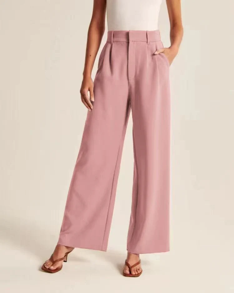 Lightweight Tailored Wide Leg Pants (Buy 2 Free Shipping) - Image 26