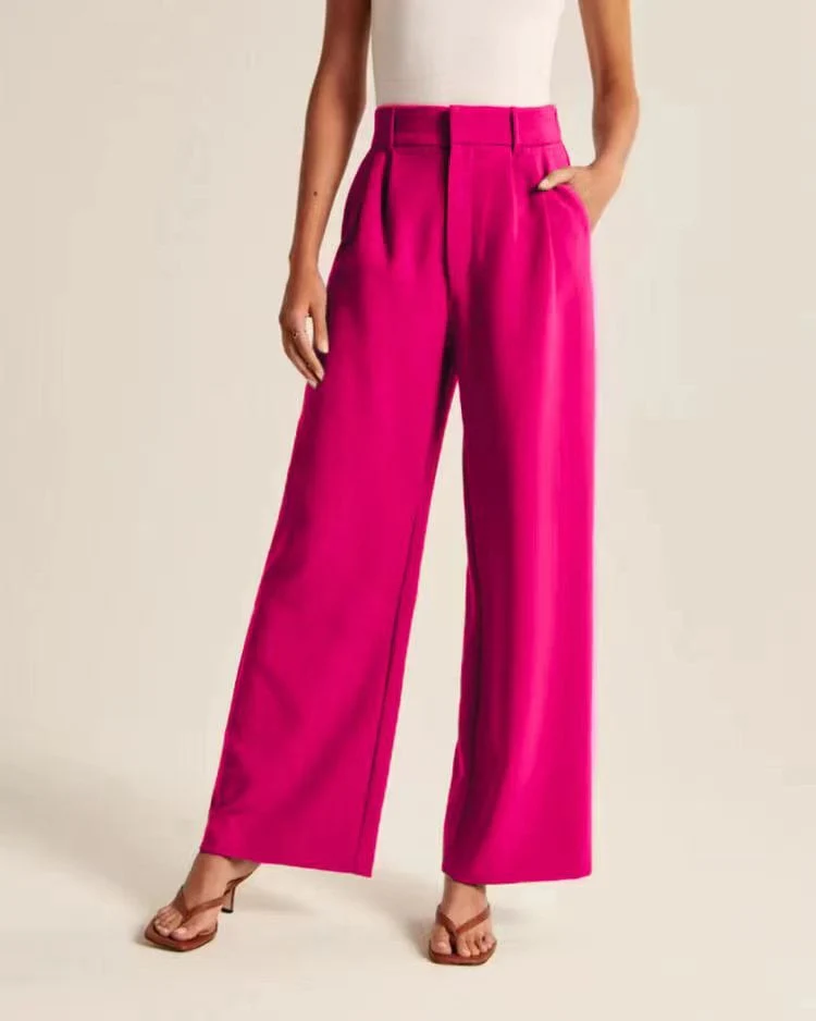 Lightweight Tailored Wide Leg Pants (Buy 2 Free Shipping) - Image 28