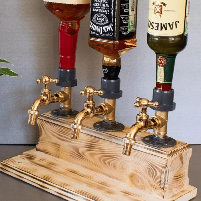 Liquor Alcohol Whiskey wood Dispenser - Image 6