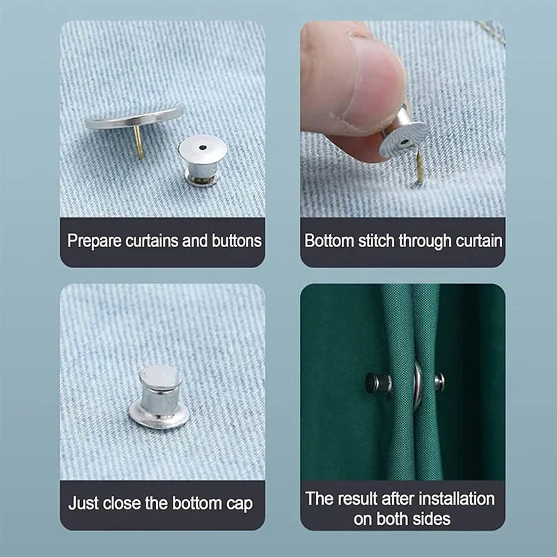 Magnetic Curtain Clip(4 PCS/PACK ) & BUY MORE SAVE MORE - Image 3