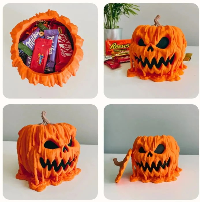 Melting Halloween Pumpkin Candy Bowl - Image 4