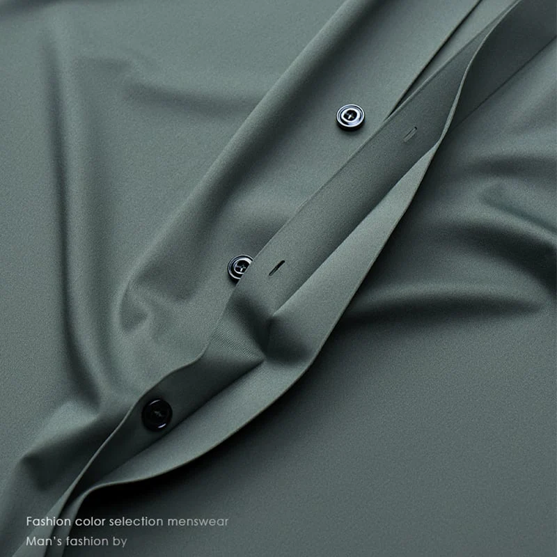Men's Classic Breathable Comfortable Wrinkle Resistant Shirt - Image 19
