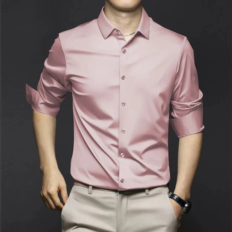 Men's Classic Breathable Comfortable Wrinkle Resistant Shirt - Image 6