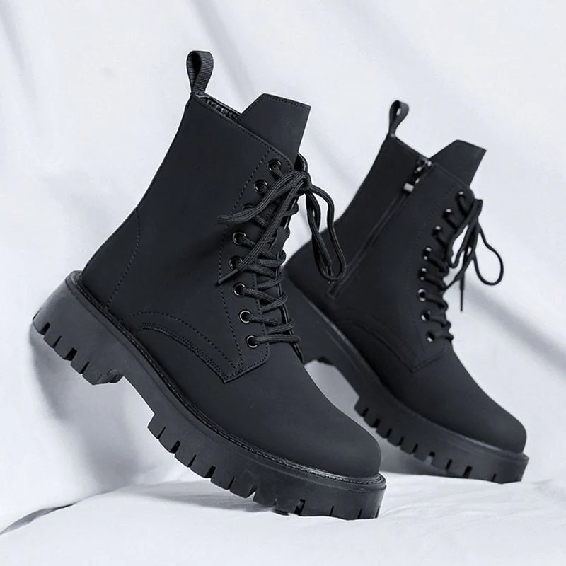 Men’s Side-zip Leather Ankle Boots - Image 2