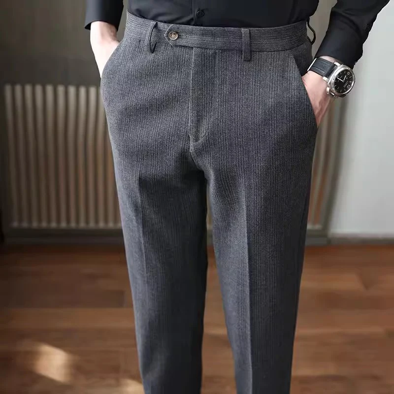 Men's Brushed Suit Pants - Image 5