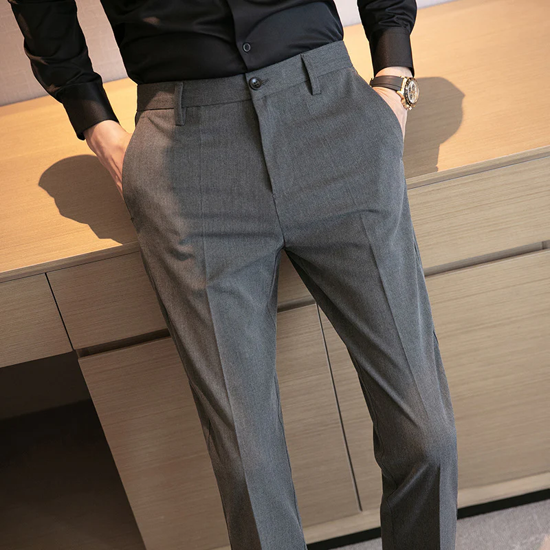men's slim business suit pants - Image 4