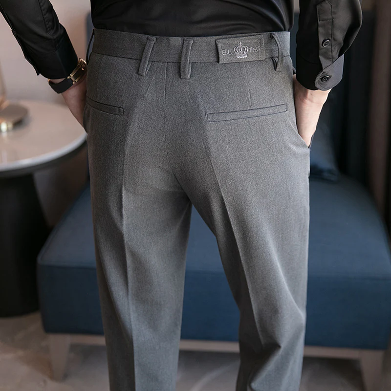 men's slim business suit pants - Image 6