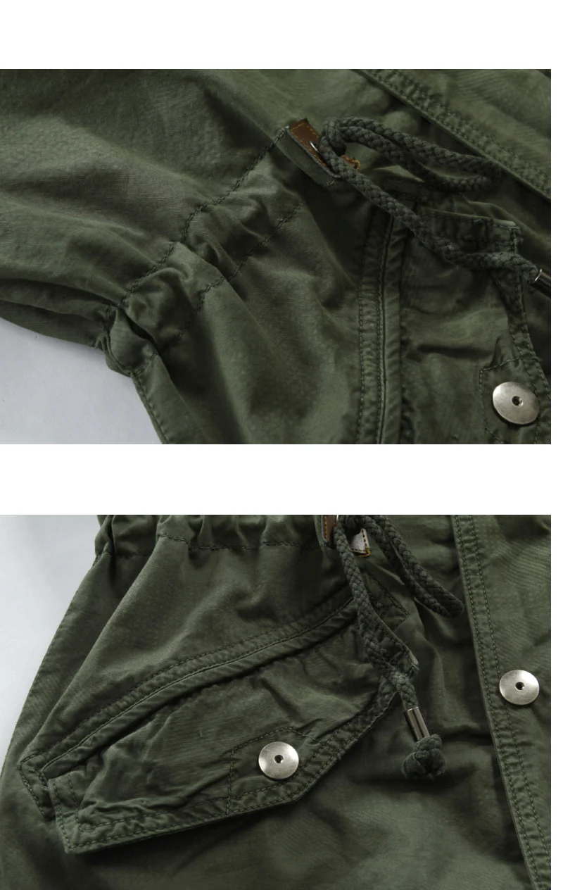 Men's Slim Fit Zipper Cardigan Solid Color Hooded Casual Washed Jacket - Image 7