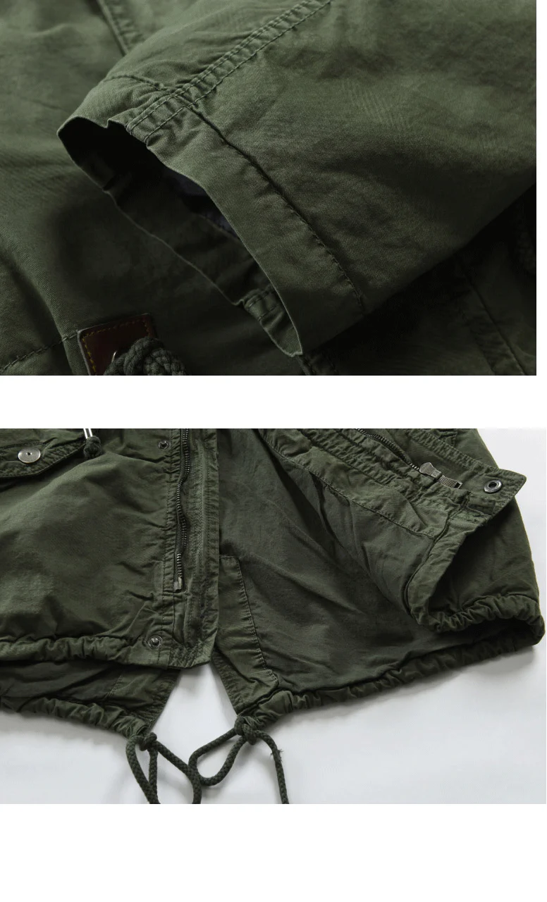 Men's Slim Fit Zipper Cardigan Solid Color Hooded Casual Washed Jacket - Image 9